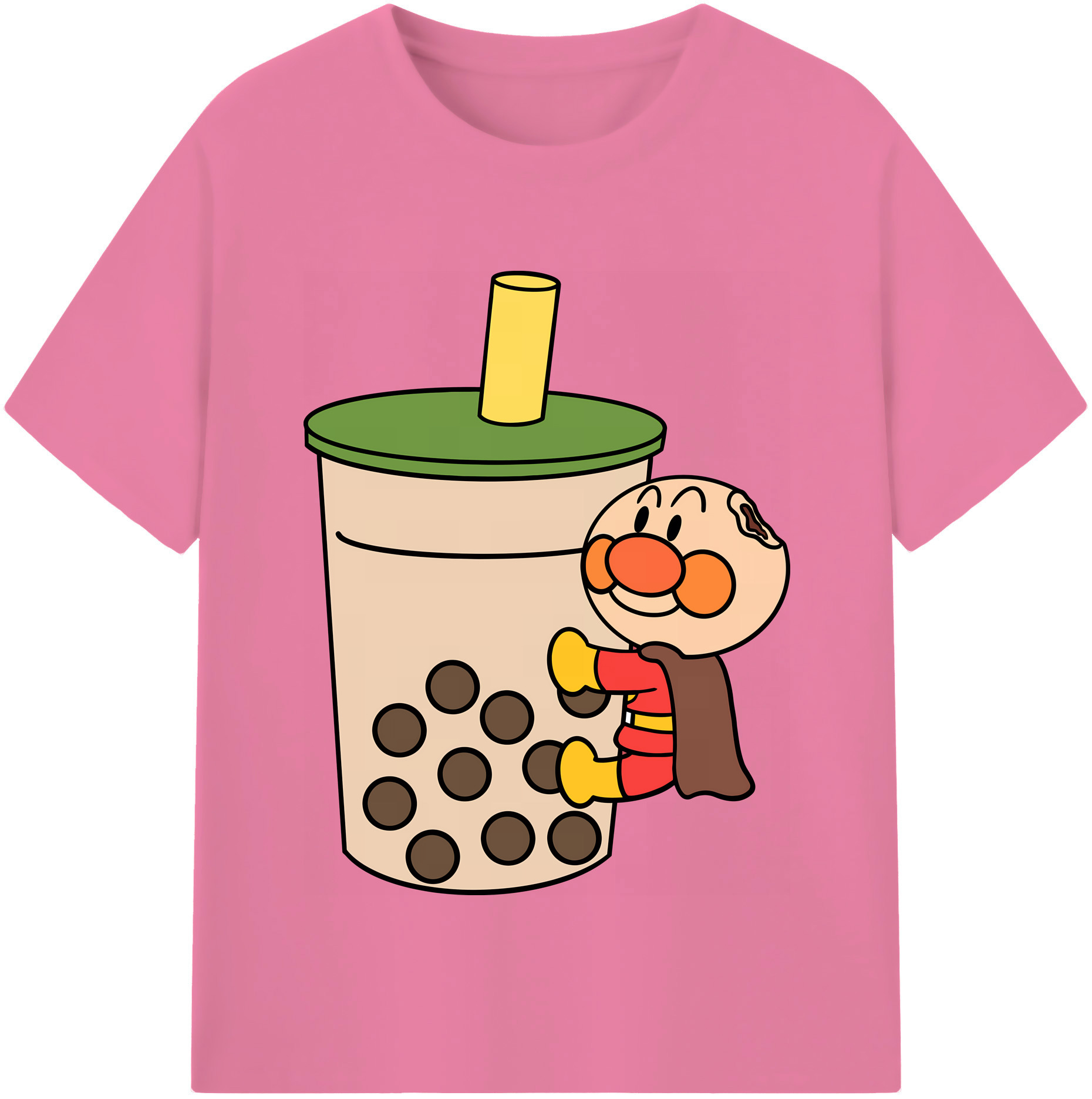 （画像用） アンパンマン Anpanman 綿100％半袖Tシャツ（フロントプリント）